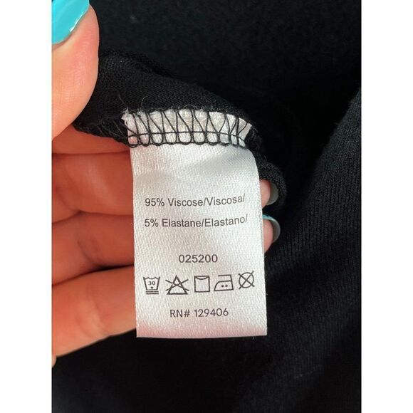 Lascana for Venus Black Short Sleeve Jumpsuit Small Viscose Stretch Pockets - Picture 9 of 10